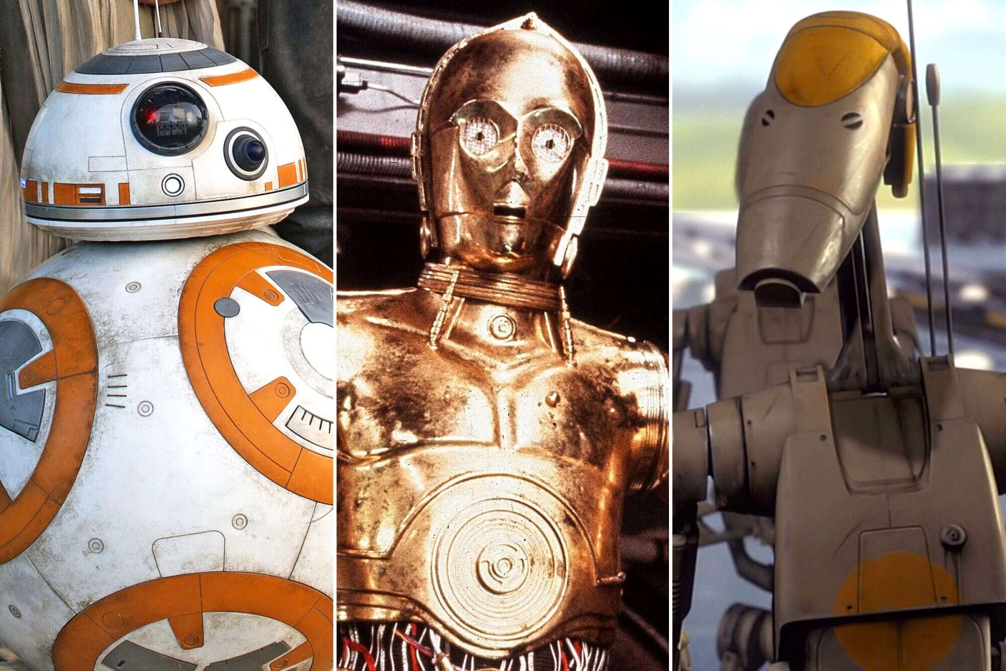 What are the names of the two droids in Star Wars?