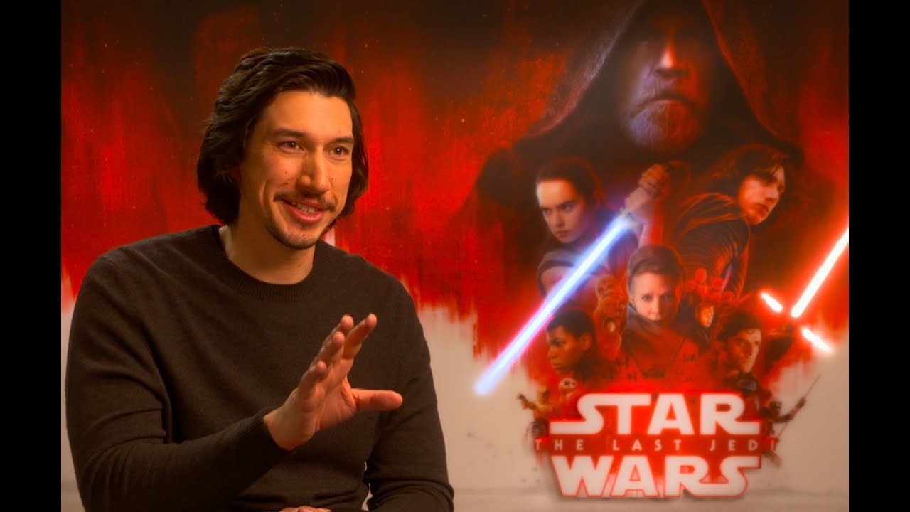 Who is the actor behind Kylo Ren in Star Wars: The Last Jedi?