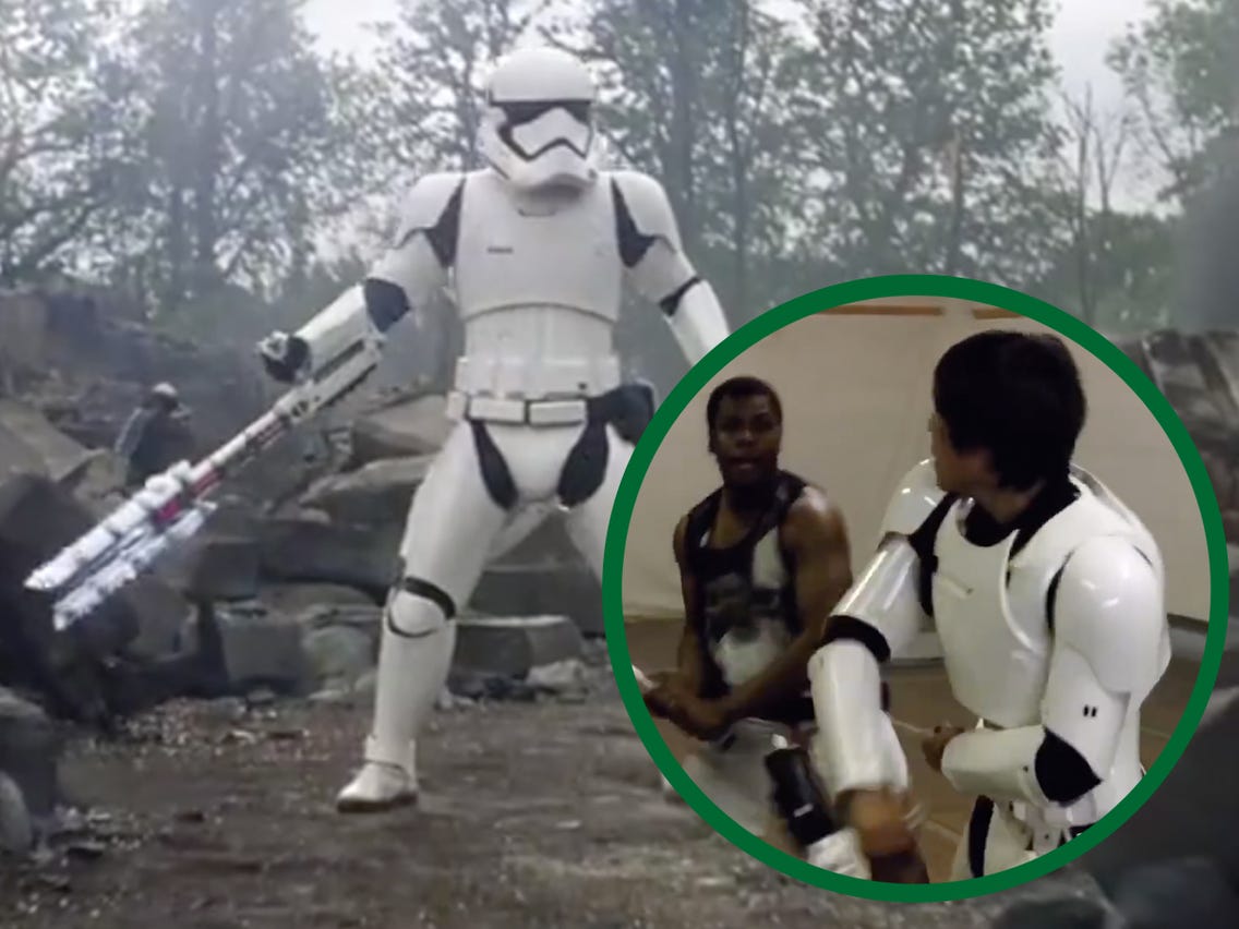 Who is the actor behind the Stormtroopers?