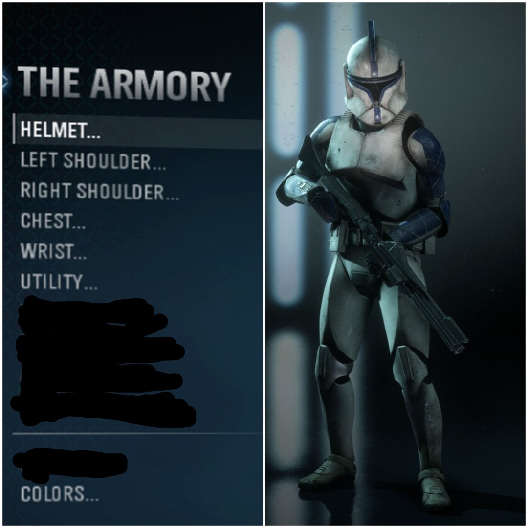 Are there any Star Wars games with clone trooper customization?