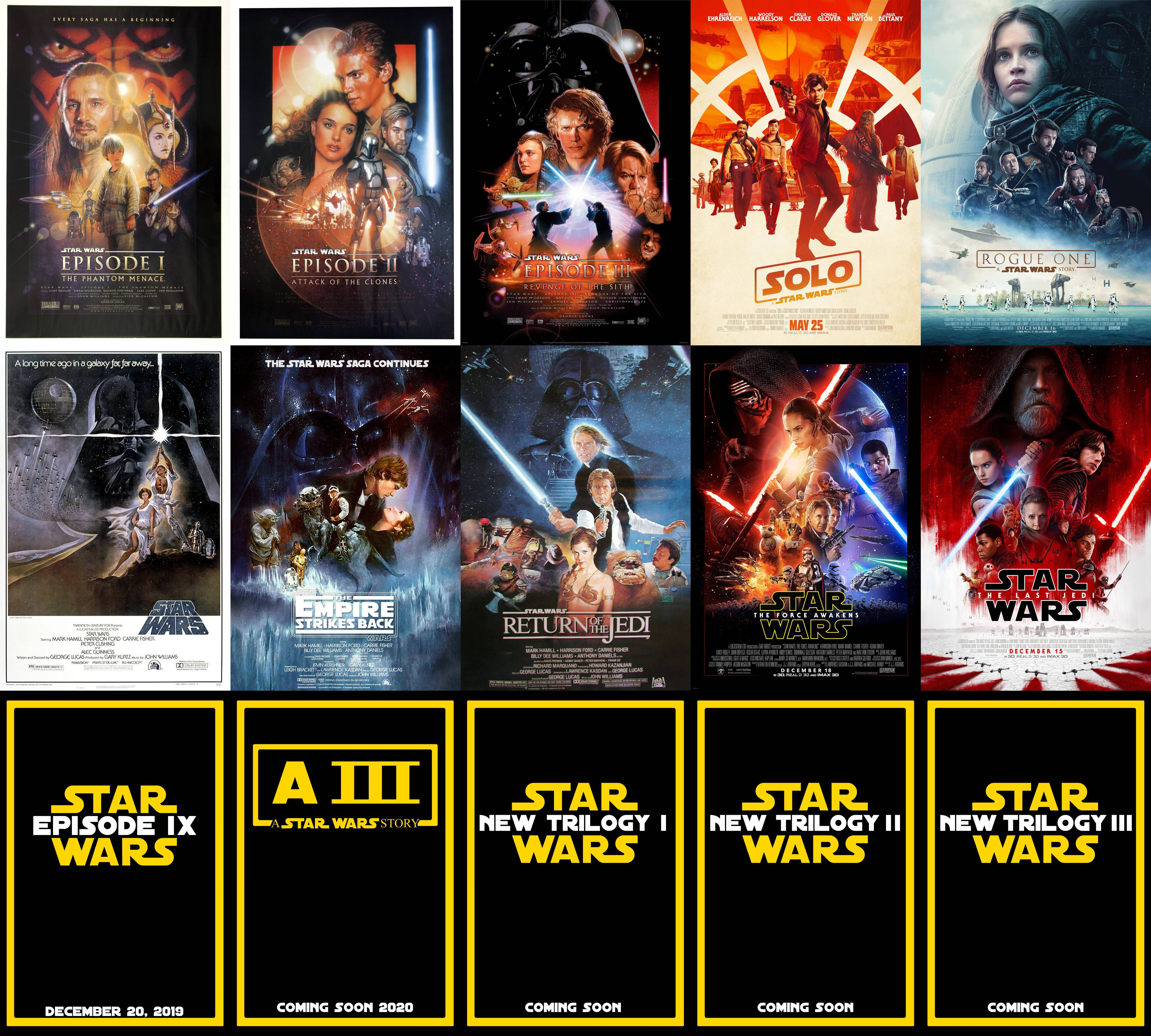 How many trilogies are there in the Star Wars movies?