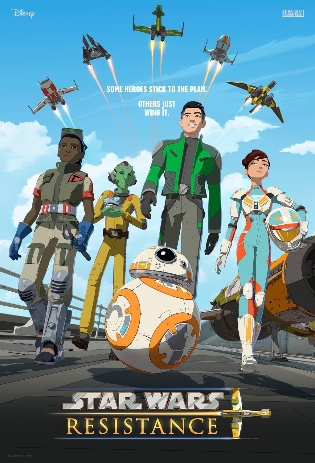 What is the Star Wars Resistance animated series about?