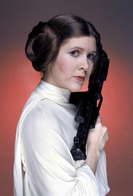 Who played Princess Leia in the Star Wars movies?