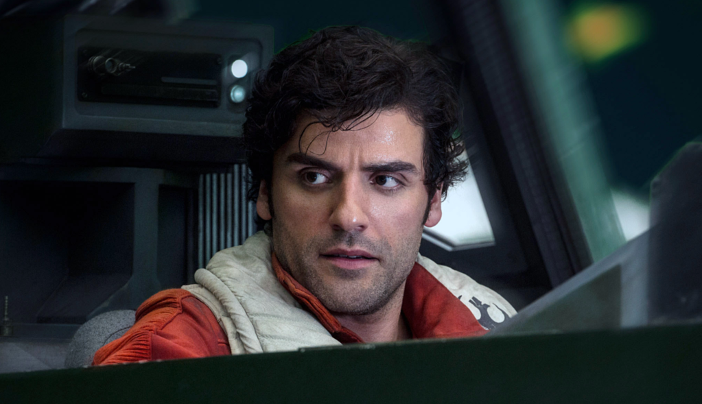 Who is the actor behind Poe Dameron in Star Wars: The Last Jedi?