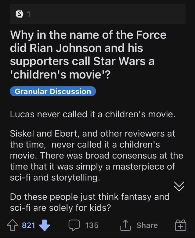 Is The Star Wars Series Primarily Aimed At Children Or Adults?