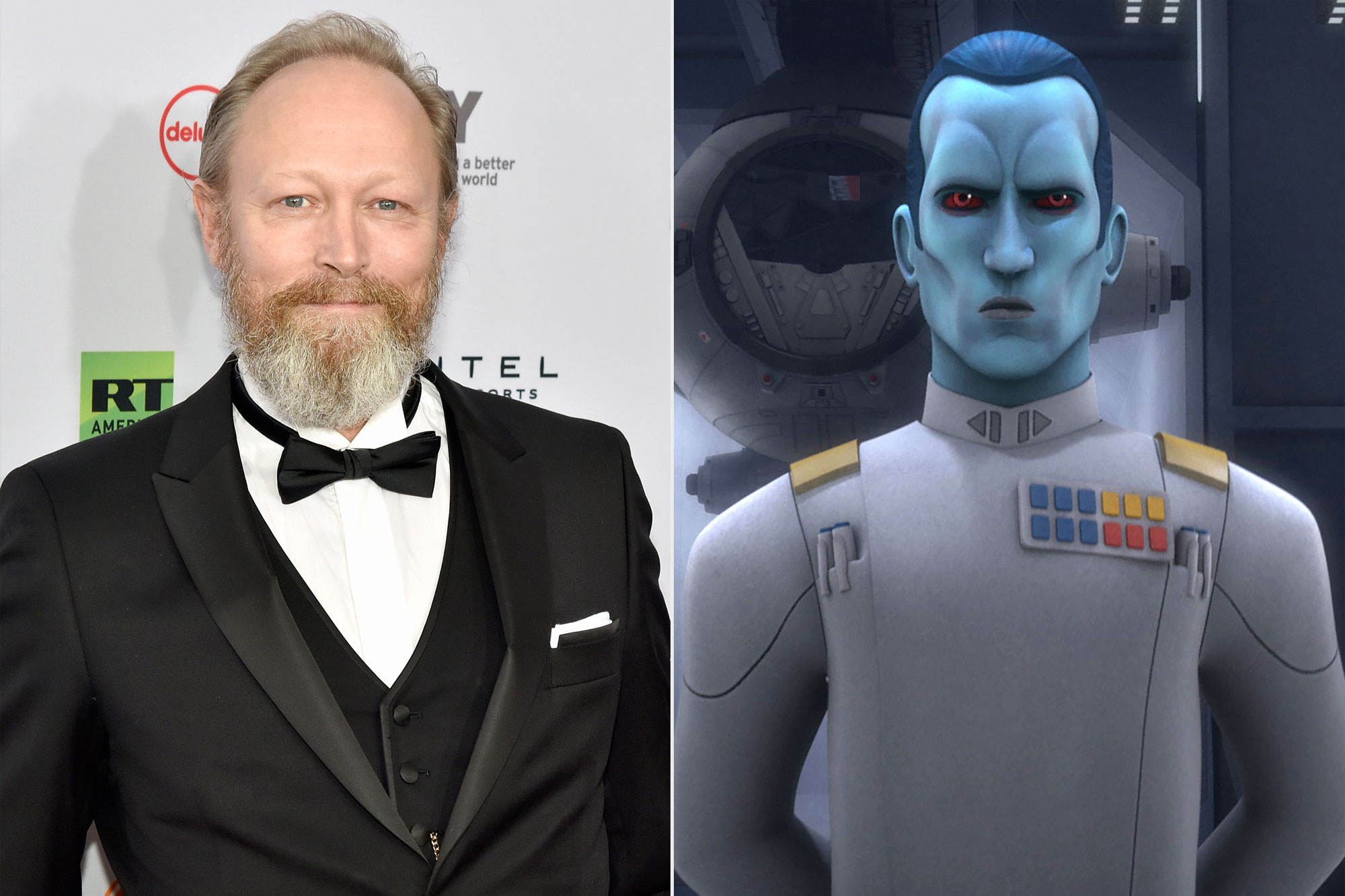Who is the actor behind Admiral Thrawn?