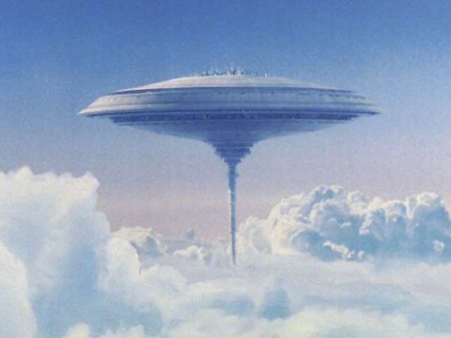 What is the name of the city in the clouds in Star Wars: The Empire Strikes Back?