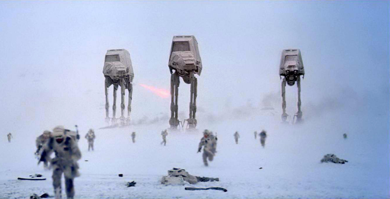 Which Star Wars movie features the Battle of Hoth?