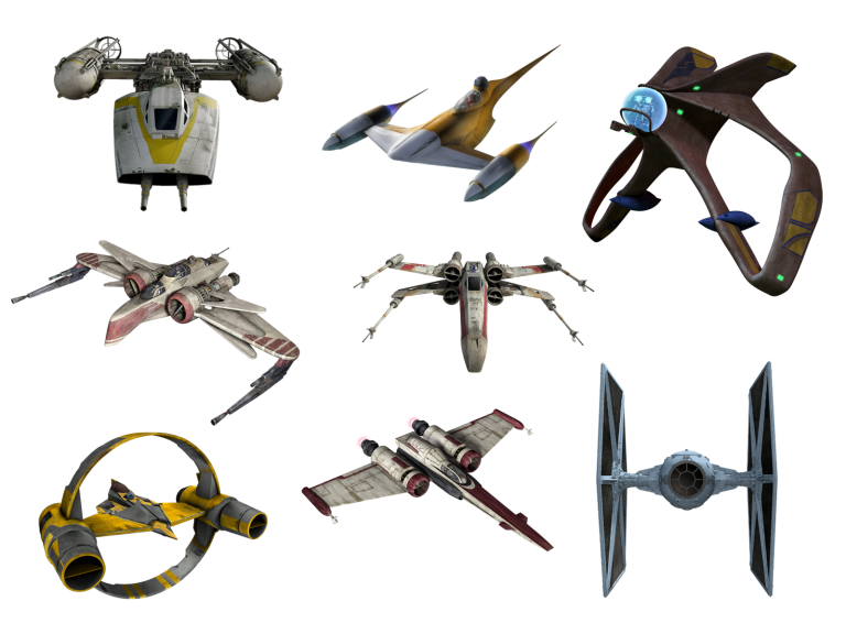 What Are The Different Types Of Starfighters In The Star Wars Series?