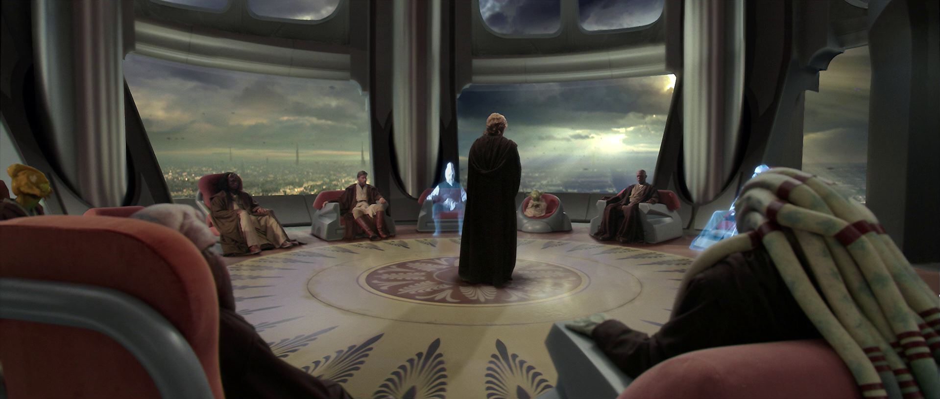 Who are the members of the Jedi High Council in Star Wars?