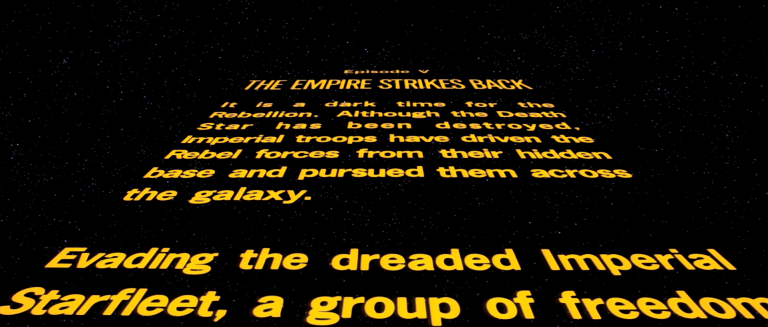 What Is The Significance Of The Star Wars Opening Crawl?