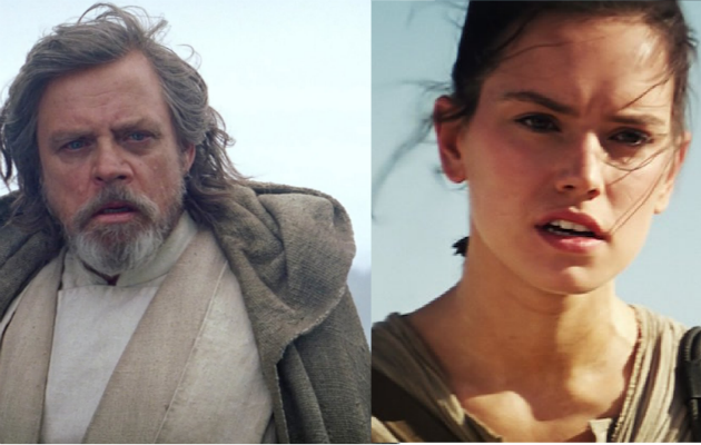 What is the relationship between Rey and Luke Skywalker?