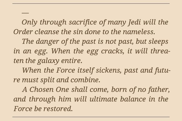 What Is The Prophecy Of The Chosen One In Star Wars?