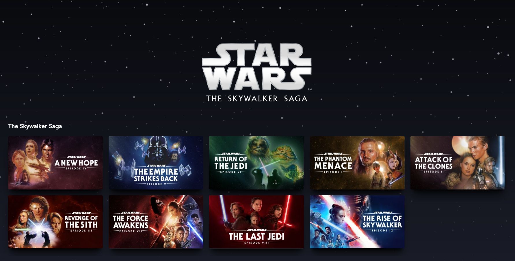 where can i watch the star wars movies?