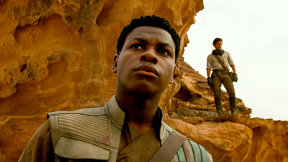 Which actor played Finn in the Star Wars sequel trilogy?