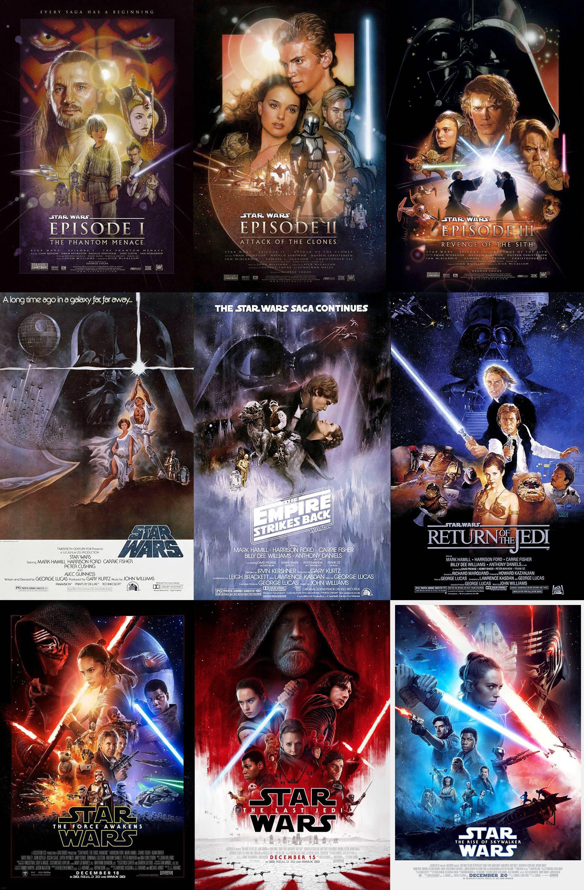 What are the different Star Wars trilogies?